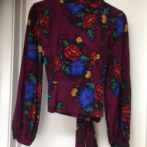 NEW Anthropologie Moulinette Soeurs Maisie Floral Crop Blouse - Picture 11 of 11